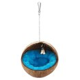 thumbnail image 2 of Clearance dongrere Hanging Coconut Bird House,Natural Coconut Fiber Shell Bird Nest for Parrot Parakeet Lovebird Finch Canary,Coconut Hide Bird Swing Toys,Bird Cage Accessories,Pet Bird Supplies, 2 of 5