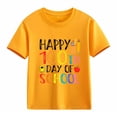 thumbnail image 7 of GUNIA Kids Toddler Boys Shirts Graphic Short Sleeve Crewneck Casual Basic T-Shirt Tees Summer Tops For Boy Youth 2-13 Years Yellow, 7 of 7
