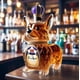 thumbnail image 4 of Whiskey Decanter Wine Bottle - Art Statue, Corgi Whiskey Decanter, 350ml Creative Animal Glass Decanter, Animal Bottle Statue For Scotch Whiskey, Bourbon Whiskey And Vodka, 4 of 5