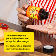 Bragg Apple Cider Vinegar Energy Supplement, 1877mg ACV Blend with 750mg Acetic Acid, 90 Count