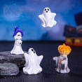 thumbnail image 5 of Halloween Decorations, Micro Pumpkin Ghost Halloween DIY Decoration Accessories Mini Ornaments, Resin, E, 5 of 9
