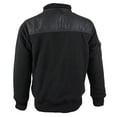 thumbnail image 4 of Maximos Men's Sherpa Lined Removable Hood Multi Pocket Zipper Bomber Jacket (Black / Khaki,XL), 4 of 6