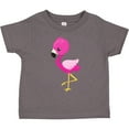 thumbnail image 3 of Inktastic Cute Flamingo, Little Flamingo, Pink Flamingo Girls Toddler T-Shirt, 3 of 5