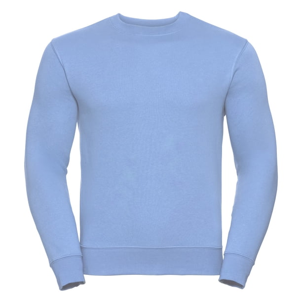Russell - Sudadera básica Modelo Authentic Hombre caballero (corte entallado) (Azul cielo)