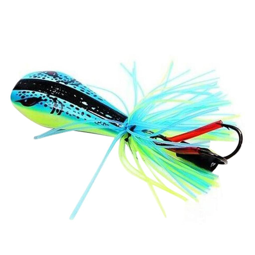 Double Twins Fishing Lure Worm Jig Hook Hard Bait Outdoor Heads with Line 