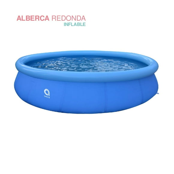 Alberca Piscina Circular Inflable Marin Blue 4.2 mts azul 6.49 pulg Jilong 17796
