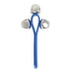 thumbnail image 2 of Campana de mano Irfora Mango Bell Shaker Handbell Stick Juguete musical de percusión con 3 cascabeles para niños Irfora Campana de mano, 2 of 6