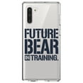 thumbnail image 1 of DistinctInk Clear Shockproof Hybrid Case for Samsung Galaxy Note 10 (6.3" Screen) - TPU Bumper Acrylic Back Tempered Glass Screen Protector - Future Bear in Training, 1 of 1