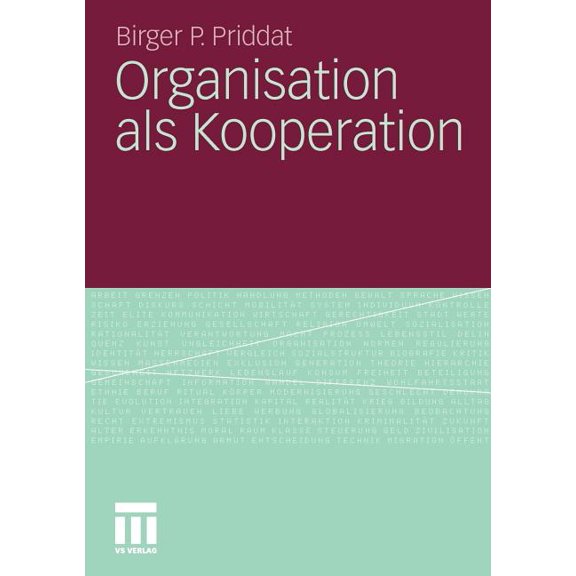 Organisation ALS Kooperation, (Paperback)