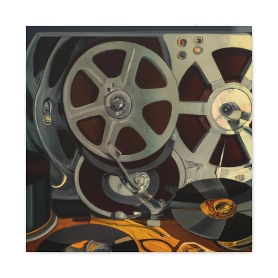 Tape Memory Machine - Canvas