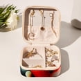 thumbnail image 6 of Ladybird Travel-Portable Square Jewelry Organizer Storage Box - Rings, Earrings, Necklaces, and Bracelets Holder for Girls and Women, 6 of 6