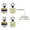 Yellow, variant on Gytml Hexagon Custom Engraved Pet Id Tags, Double-Sided Anti-Lost Name Tags, Durable Black Laser Engraved Pet Identification For Dogs Cats Yellow-4.5cm