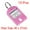 Pink, variant on 40x27mm Plastic Key Tags with Split Keyring Red 10 Count
