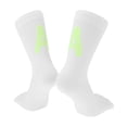 thumbnail image 1 of Calcetines de ciclismo Unique Bargains, secado rápido, absorbentes de sudor, anti-fricción, blancos, tamaño L, 1 par, letra A luminosa, 1 of 6