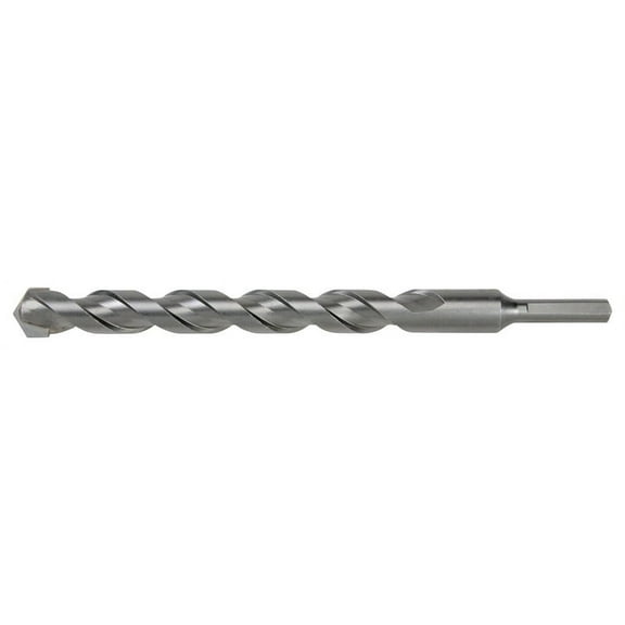 Irwin 1 in. Dia. x 12 in. L High Speed Steel Hammer Drill Bit 1/2 in. Straight Shank 1 pc.