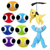 Rainbow Friends 9 Pack Chapter 2 Plush Toy, Soft Stuffed Animal Monsters Doors Doll Toys Set, Wiki Plushies Toys Gifts for Kids Adults Birthday Thanksgiving Christmas Horror Game Party Favors Fans