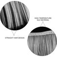 thumbnail image 3 of MasteelfCA 6 Pcs 15cm Perruque Cheveux Raides Résistants à la Chaleur Artisanat DIY Perruques de Poupée Extensions de Cheveux (Blanc), 3 of 9
