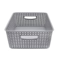 thumbnail image 3 of Set De 4 Cajas, Canastas Organizadoras Tipo Rattan Gris, 3 of 6