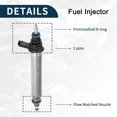 thumbnail image 4 of Unique Bargains Fuel Injector No.A2780700687 Fuel Injection Nozzle for Mercedes-Benz C300 2015-2021 2.0L Black, 4 of 7