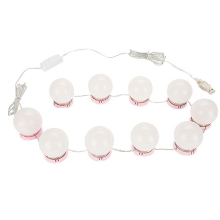 8 Bulb Vanity TOPINCN Makeup Mirror Light, LED Bulbs Mirror Light,LED Bulbs Mirror Light Vanity Mirror Lights LED Lamp Kit Lens Headlight LED Bulbs Kit ()