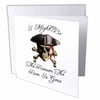 I Might Be The Reason The Rum Is Gone funny Jolly Roger Pirate Skull. 6 Greeting Cards with envelopes gc-295623-1