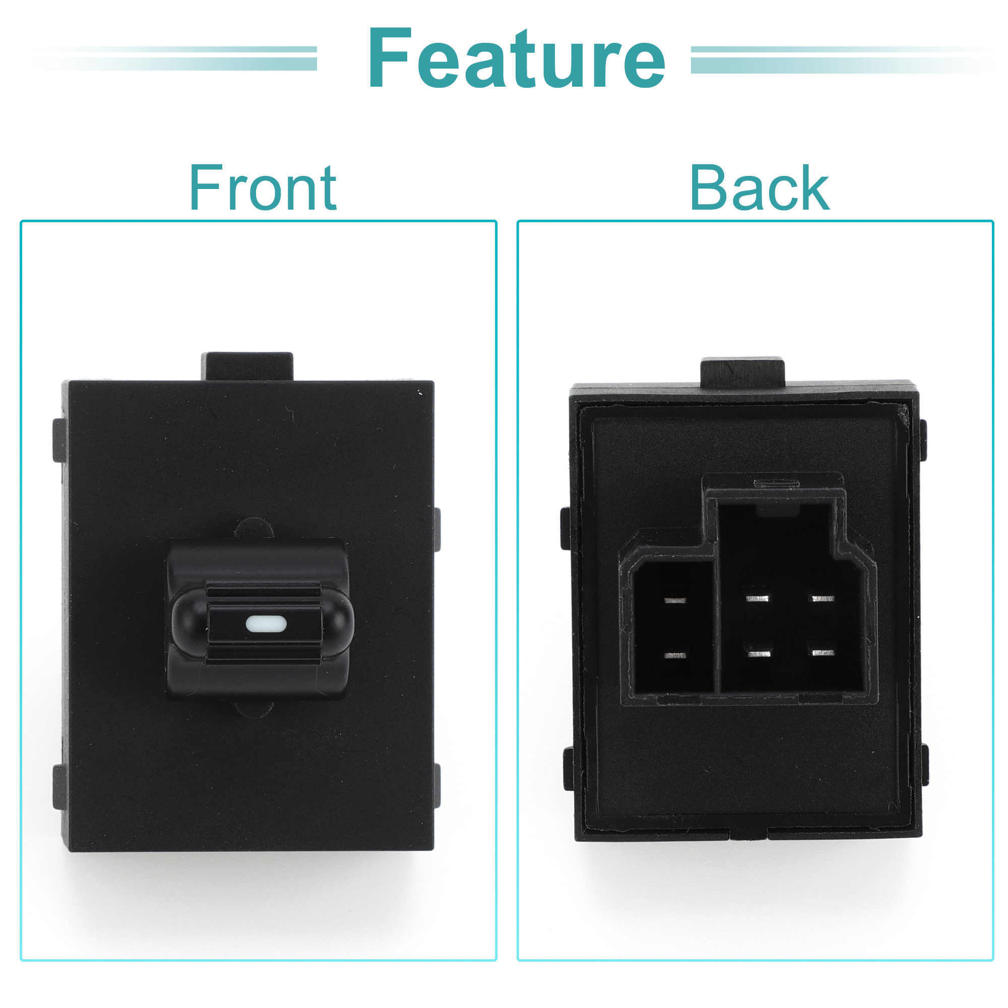 Unique Bargains Power Window Switch for Jeep Grand Cherokee 2001-2004 No.5HB57DX9AA