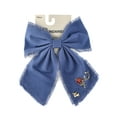 thumbnail image 2 of No Boundaries Charm Embellished Bow Barrette, Blue, 2 of 3