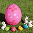 thumbnail image 3 of 6 Pack Easter Inflatables Outdoor Decorations 13.8 Inch Inflatable Easter Eggs for Lawn Garden Porch Yard Spring Holiday Party Blow Up Decor, 3 of 5