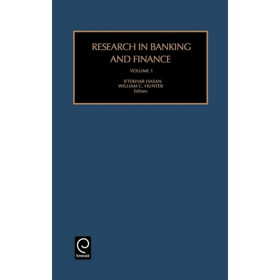 Research in Banking and Finance Research in Banking and Finance, Book 1, (Hardcover)