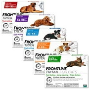 Angle View: Frontline Tritak for Cats - Flea and Tick Prevention - 3 Doses
