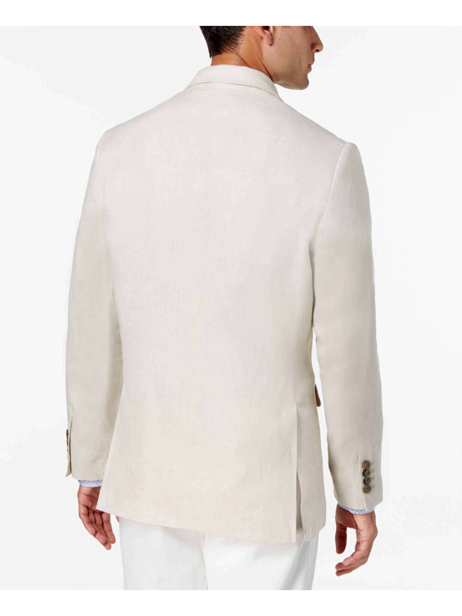 Tasso Elba Mens Linen Two Button Blazer Jacket - Walmart.com