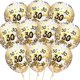 thumbnail image 1 of Globos de látex 10 en 1 con confeti para fiestas, bodas y adornos navideños 30_ lentejuelas, 1 of 3