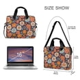 thumbnail image 3 of FORMRS 16" Laptop Bag Carrying Sleeve Case with Handle Travel Shoulder Briefcase, Colorful Flowers, 3 of 8