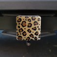 thumbnail image 4 of Leopard Print Animal Spots Tow Trailer Hitch Cover Plug Insert, 4 of 6