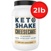 Left Coast Cheesecake Keto Meal Replacement Protein Powder Shake Mix with Collagen Peptides, 2 lb