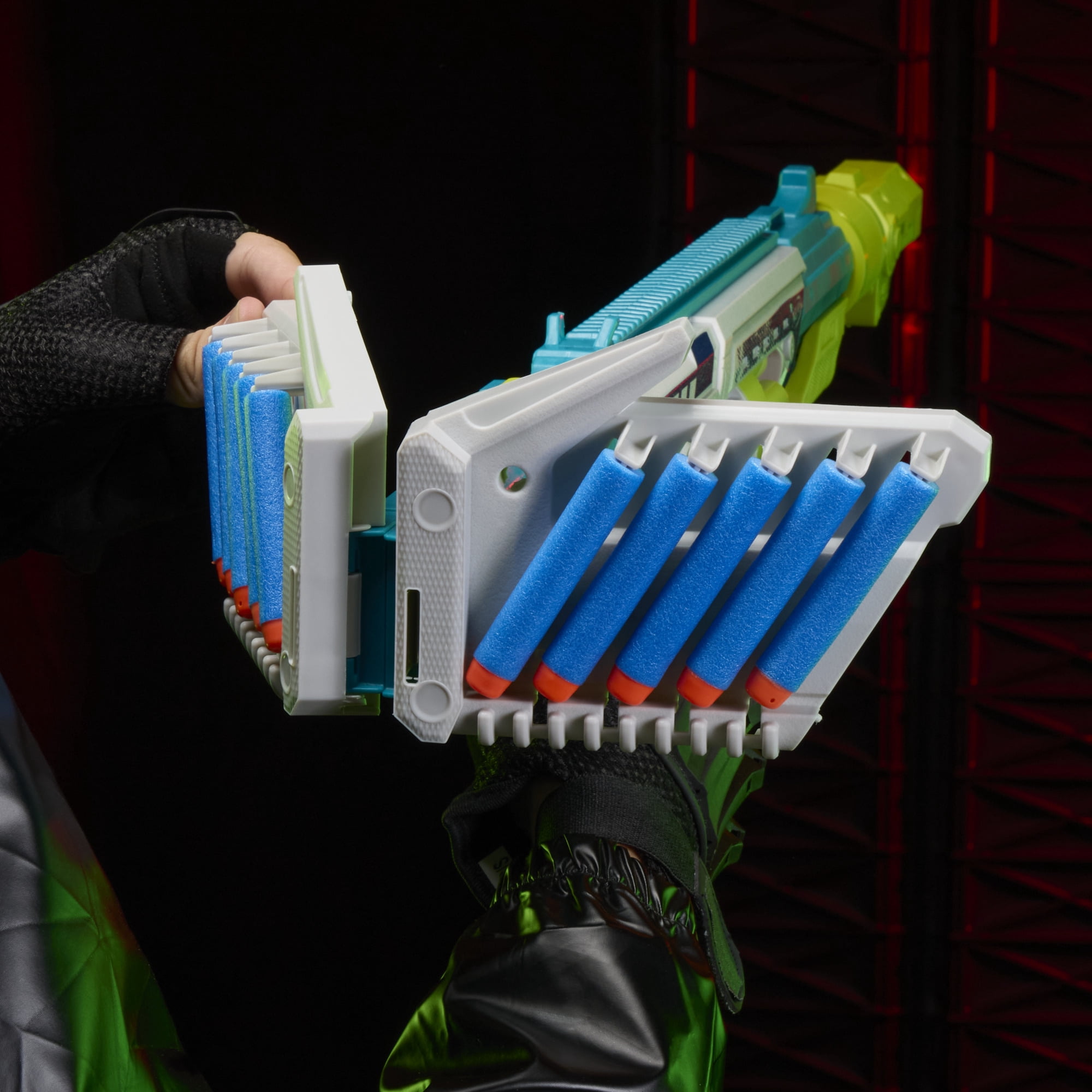 Nerf Elite Rebel Ops Deadeye Blaster, 2 Attachments, 24 Nerf Elite Foam Darts, 8 and up