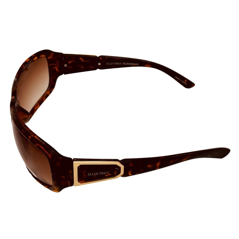 Ellen Tracy Tortoise Shell Sunglasses Vintage ELLEN TRACY Dark Cherry Tortoise Shell Sunglasses  main image 4