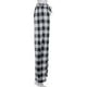 thumbnail image 5 of Sunloudy - Pantalón largo de pijama de algodón informal para hombre, cintura elástica, ropa de dormir a cuadros, pantalones de salón Sunloudy  S M L XL XXL, 5 of 8