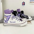 thumbnail image 5 of Canvas Shoes For Students, Cute Cartoon Casual Skate Shoes, Kuromi Skate Shoes, Couple Flat Shoes, 5 of 12