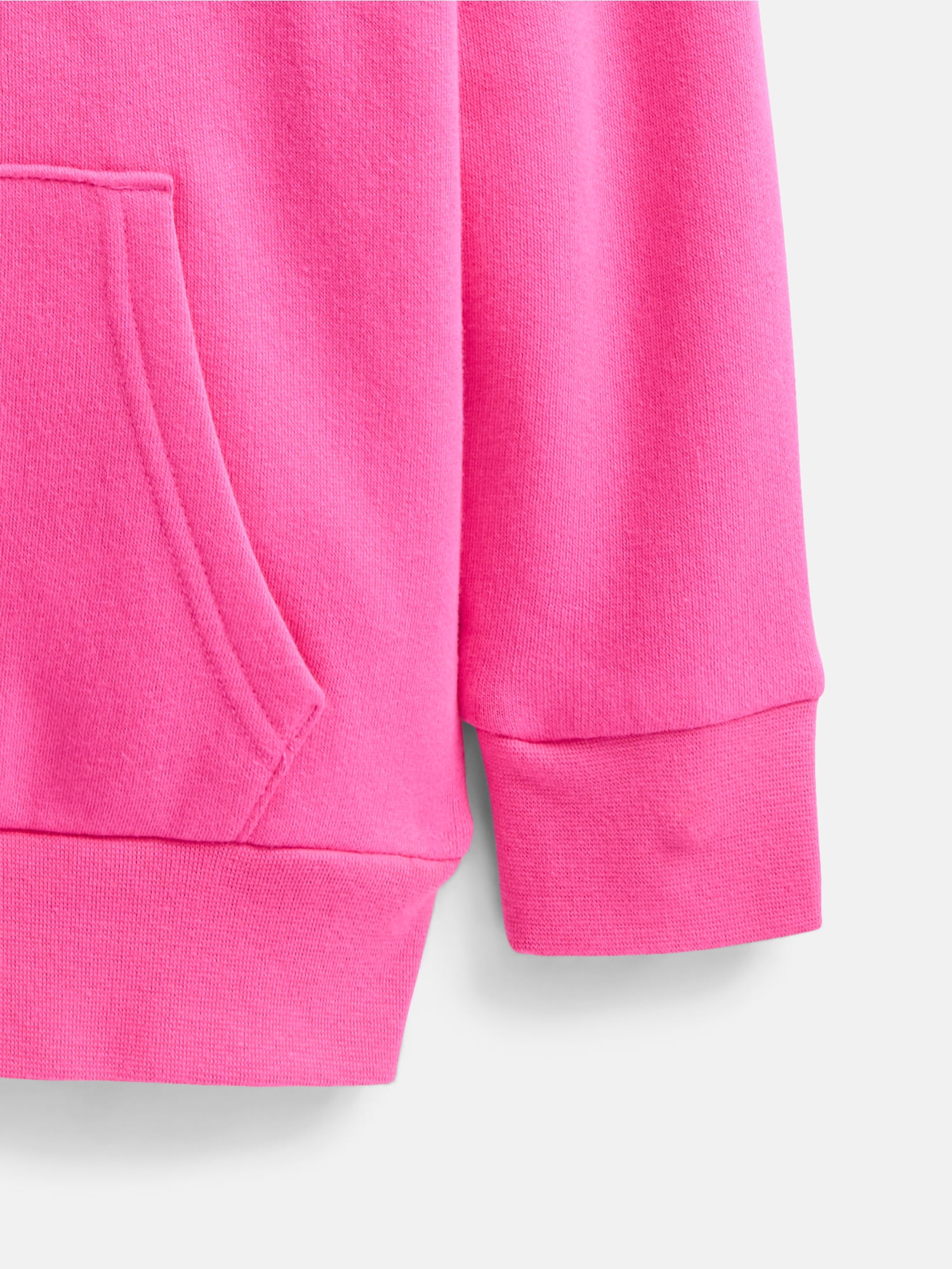 Wonder Nation Girls' Pullover Fleece Hoodie, Sizes 4-18 & Plus