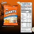 thumbnail image 3 of GIANTS Pumpkin Seeds - Pumpkin Seeds in Shell, Pumpkin Seeds to Eat, Roasted and Salted, Whole Pumpkin Seeds with Shell, High Protein Snack with 15g Protein Per Serving - 5.15 oz Pack of 2, 3 of 7