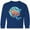 Royal Bue, variant on Inktastic Key West, Florida Swimming Sea Turtle with Bubbles Long Sleeve Youth T-Shirt
