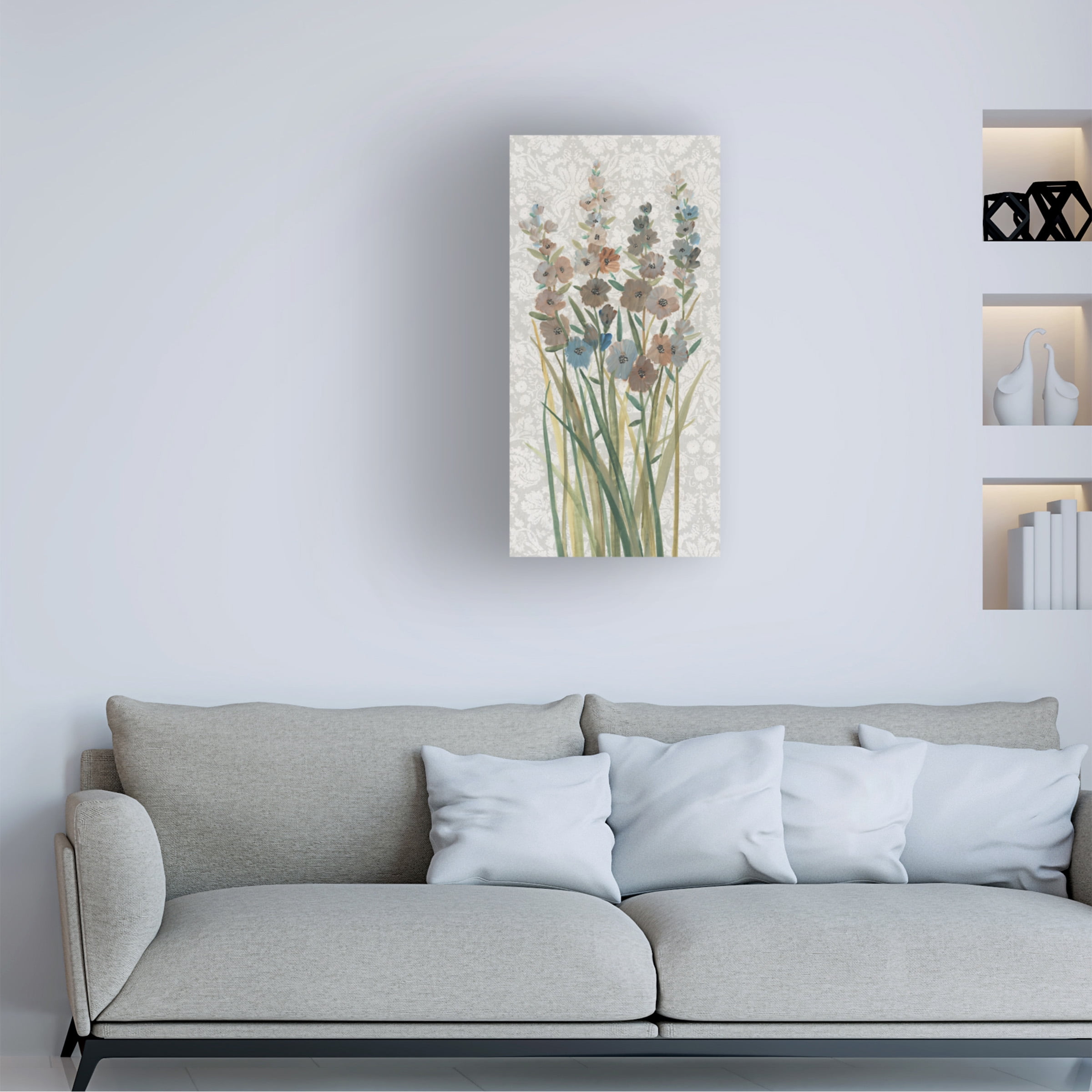 Tim O Toole 'Patch of Wildflowers III' Canvas Art