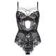 thumbnail image 1 of Mono sexy francés seductor con lazo transparente de encaje estilo europeo y americano mono sexy ajustado, 1 of 6