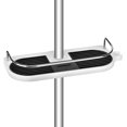 thumbnail image 2 of Shower Shelf Shower Rack Shelf For Hanging Made Of High Quality Abs + Solid Copper With Shower Holder And Hook, Without Drilling To Install, Suitable For All Diameters From 19 To 25mm, 2 of 7
