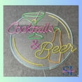 thumbnail image 4 of Shinelab Cocktails And Beer Neon Sign, Cocktails Bar Wall Art, Beer Bar Pub Party Wall Decor 0534, 4 of 4