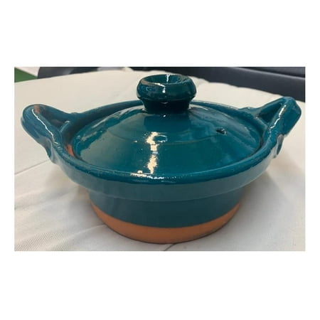 

Made in Mexico Cazuela Bowl 8 X4 Grande Large Mexican Casserole Deep Dish Clay Olla Barro With Top Artesanal Tradicional