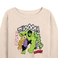 thumbnail image 3 of Marvel Hulk - Smash Crunch - Women's French Terry Pullover Sweatshirt, 3 of 5
