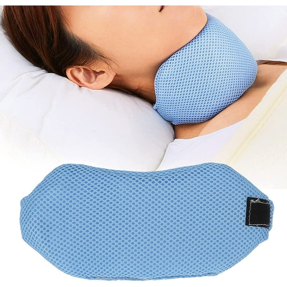 LANFENG Prevent Snoring Neck Brace, Chin Strap for Nighttime Sleep Improvement