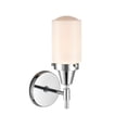 thumbnail image 3 of 447-1W-PC-G311 Innovations Lighting Dover - 1 Light Wall Sconce-11.75 Inches Tall and 4.5 Inches Wide-Polished Chrome Finish-Matte White Glass Color, 3 of 3